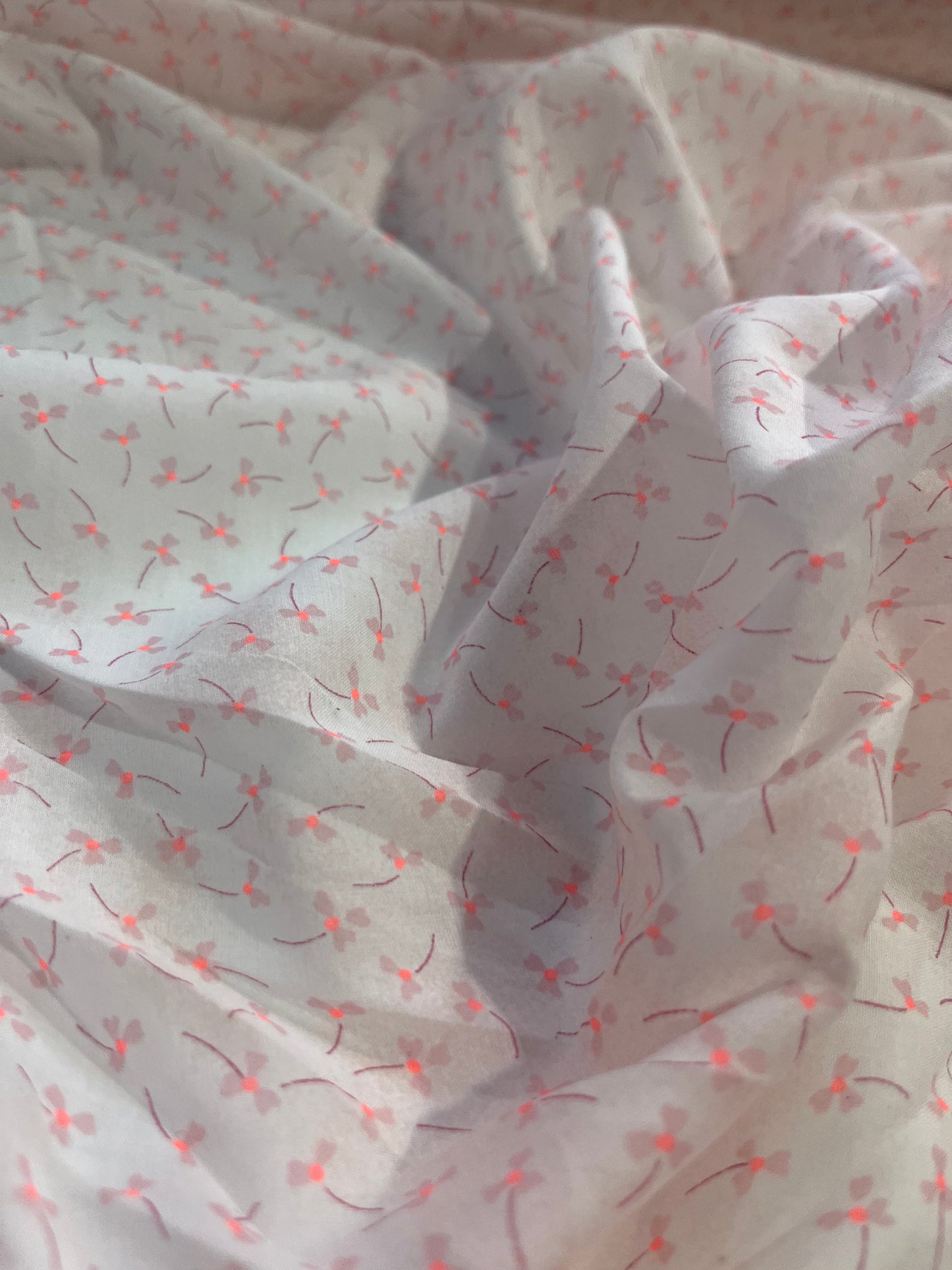 BRIAN 045 cotton voile stretch small flowers