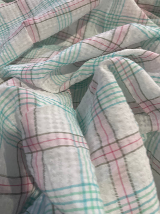 BRIAN 046 silk/cotton check