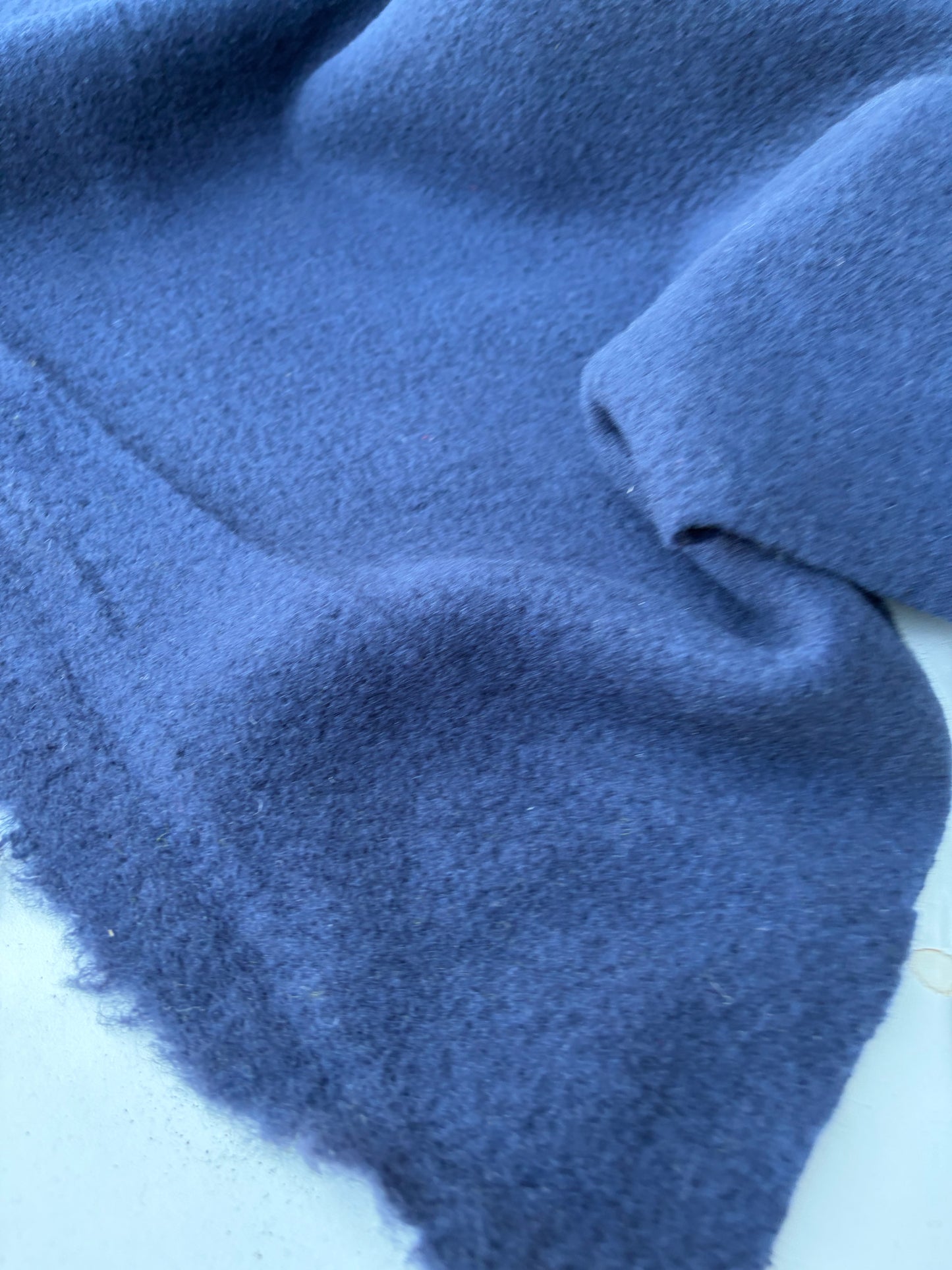 TODD 011 dark blue heavy boiled wool