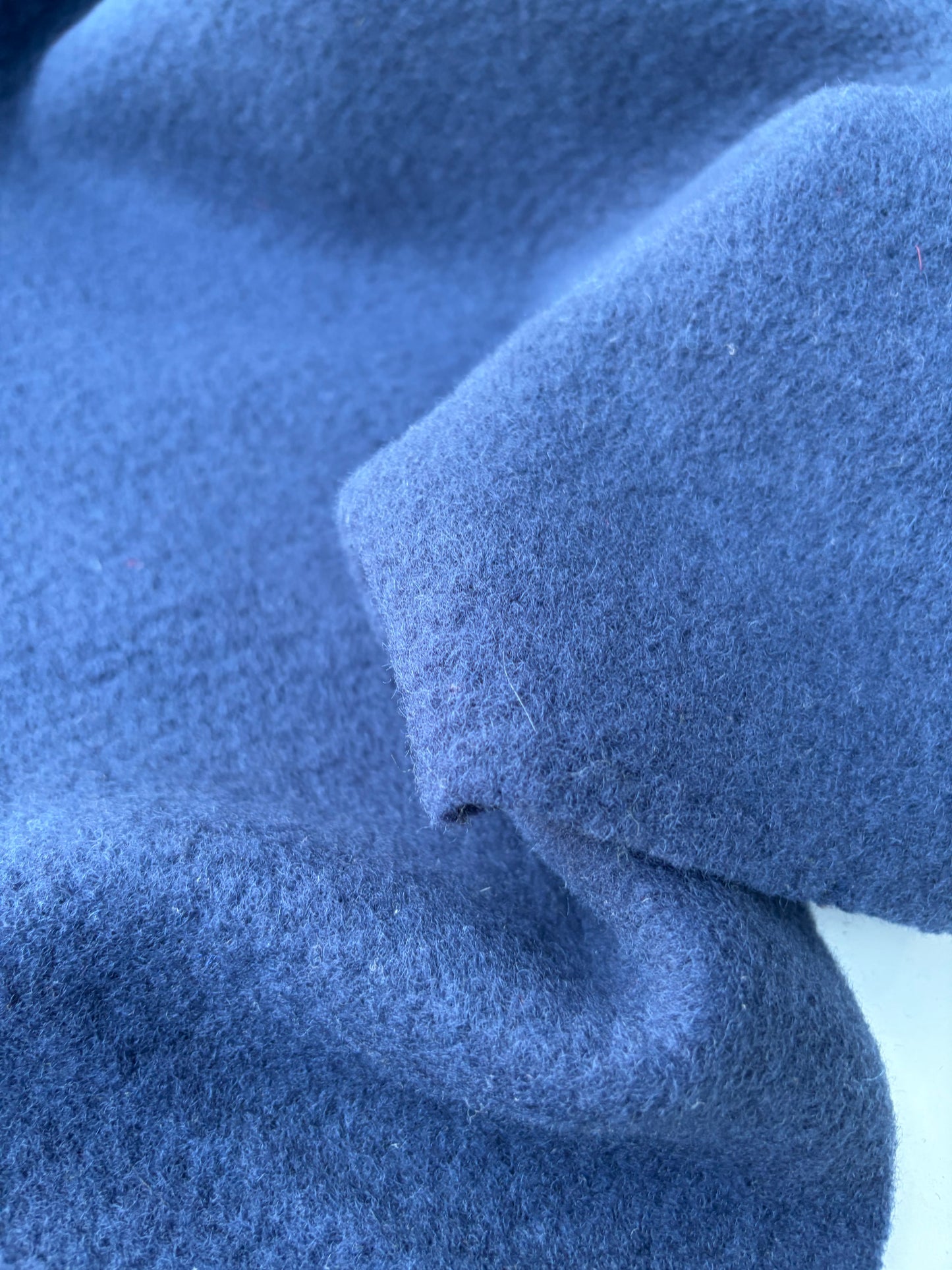 TODD 011 dark blue heavy boiled wool