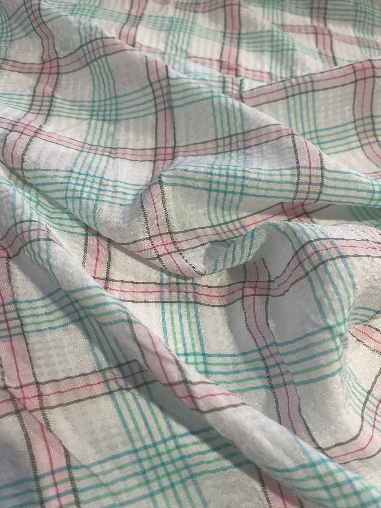 BRIAN 046 silk/cotton check