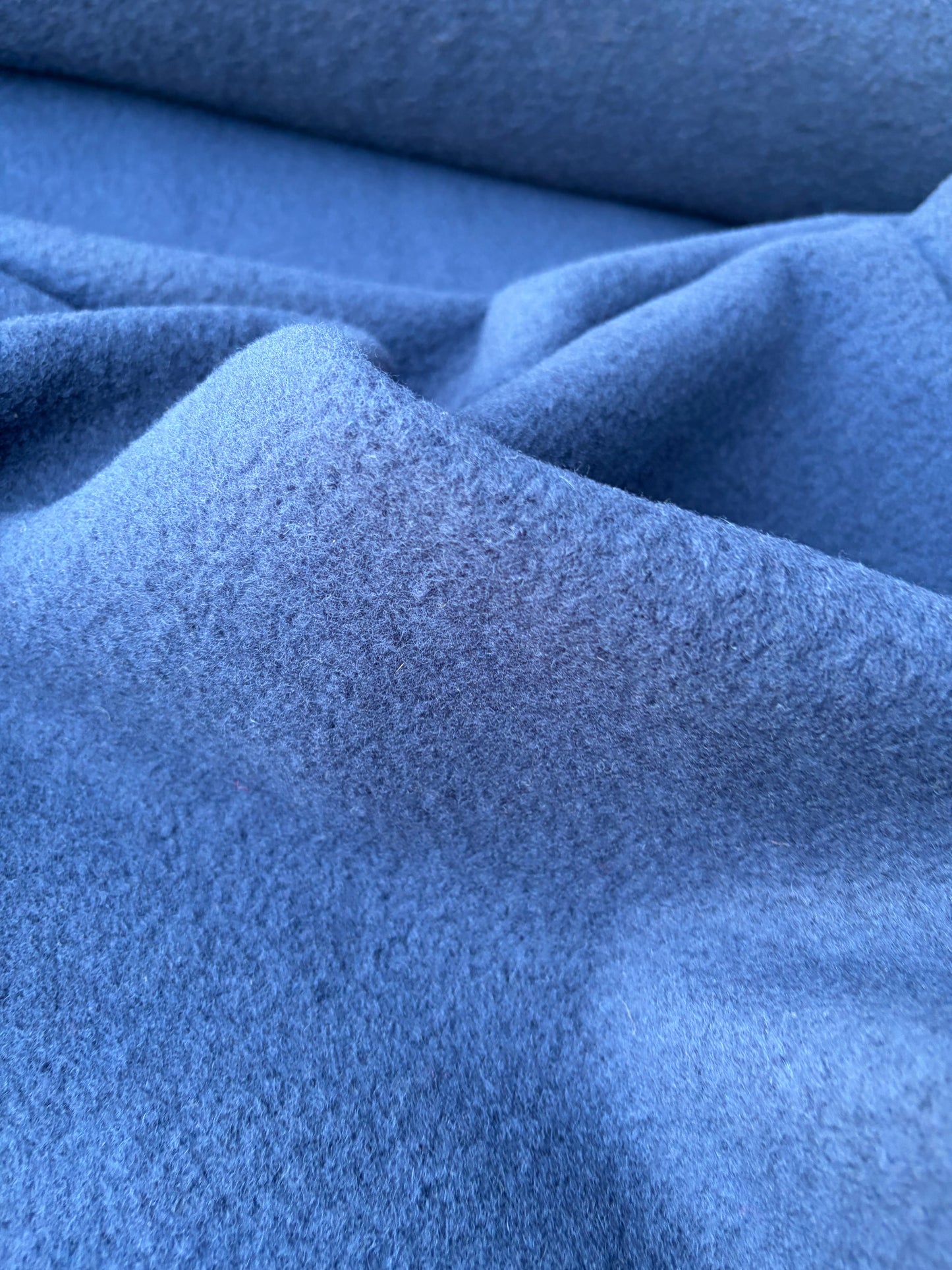 TODD 011 dark blue heavy boiled wool