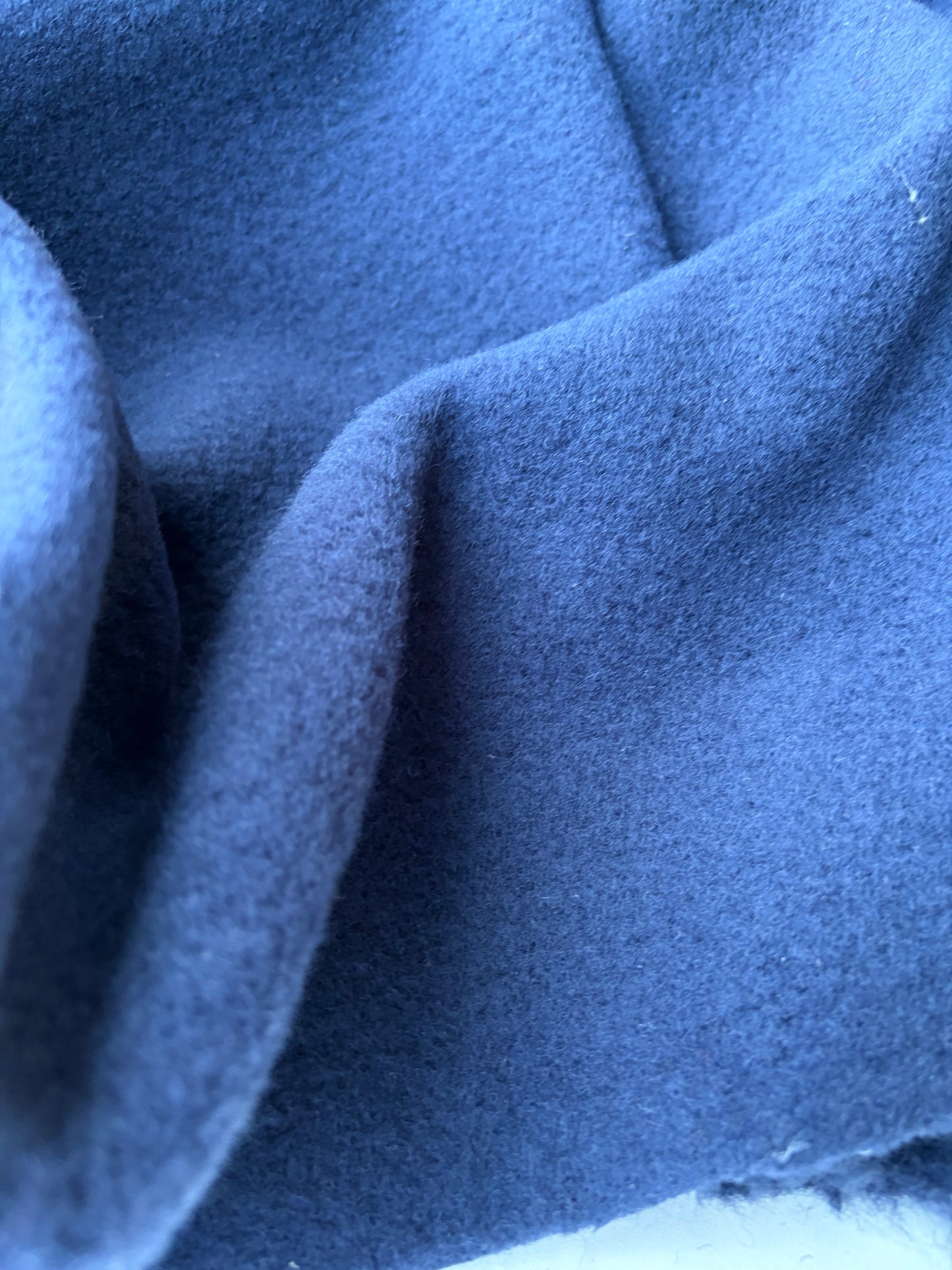 TODD 011 dark blue heavy boiled wool