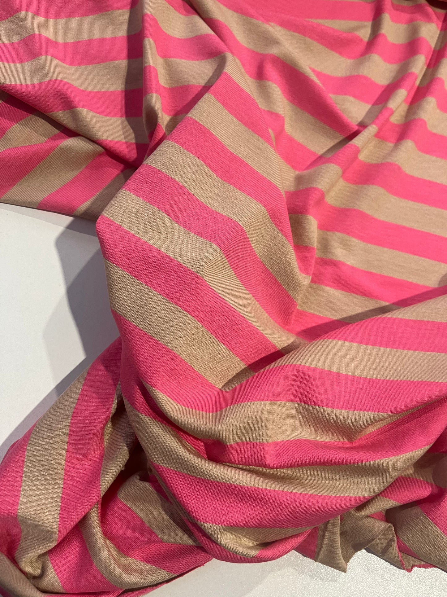 BRIAN 047 viscose jersey stripes