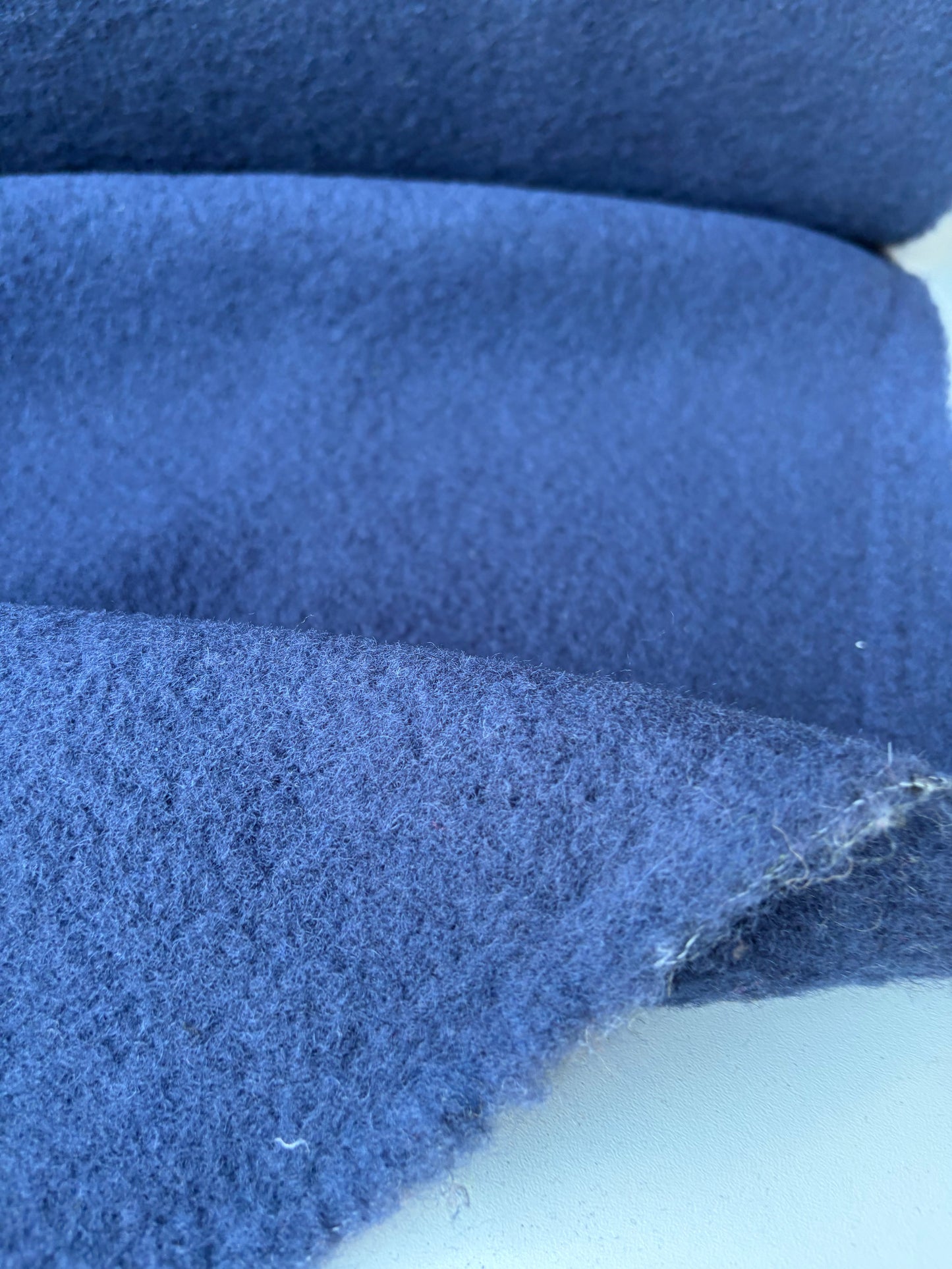 TODD 011 dark blue heavy boiled wool