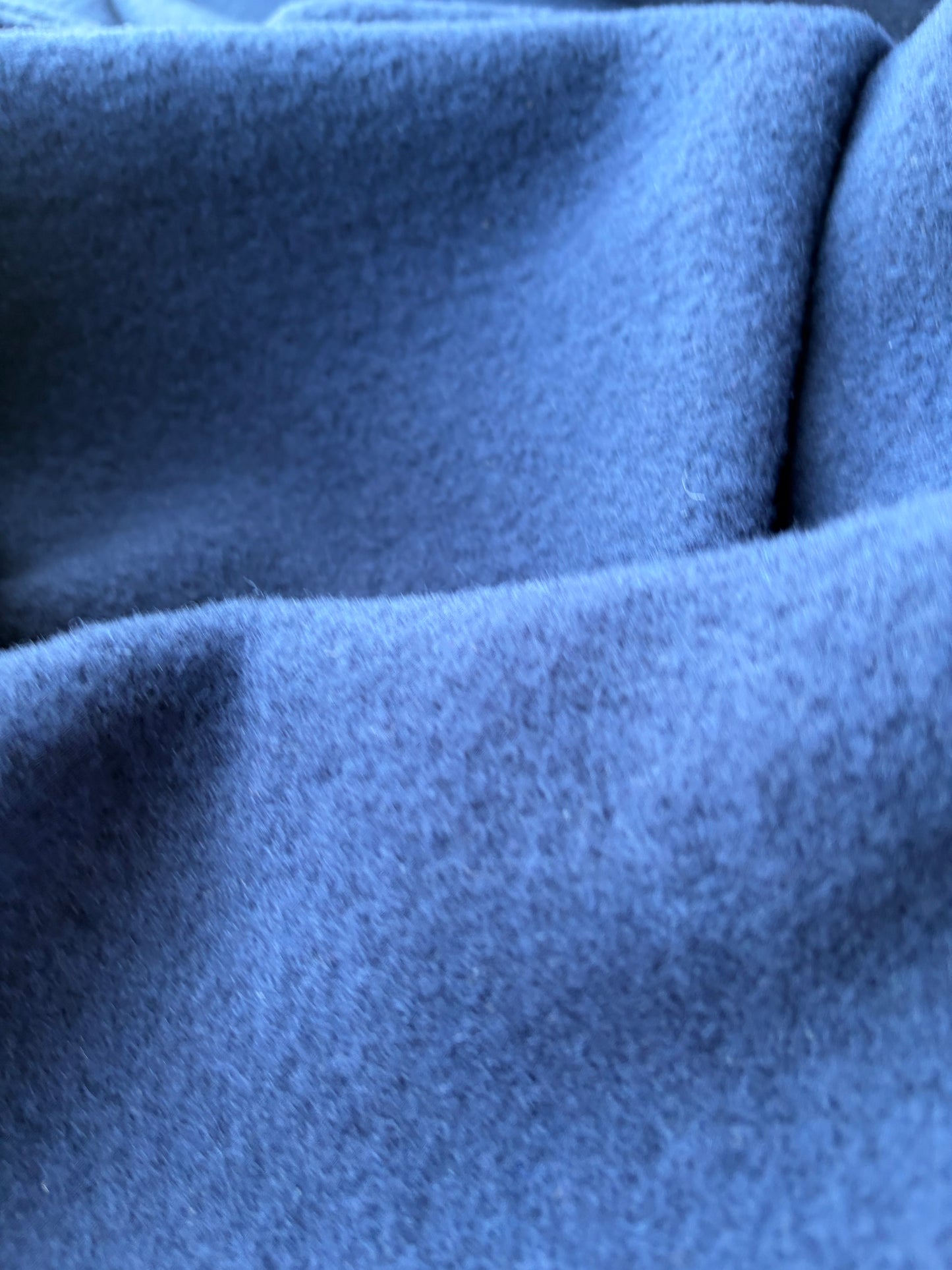 TODD 011 dark blue heavy boiled wool