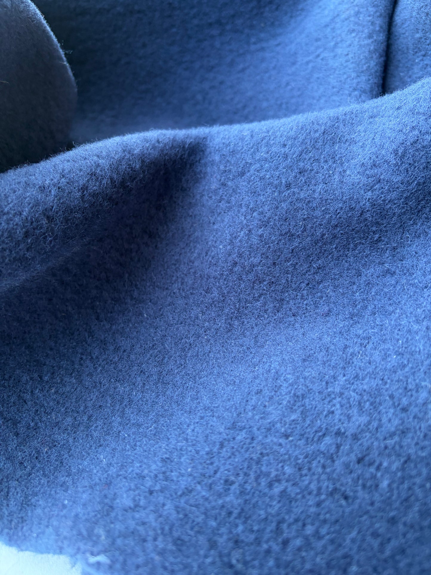 TODD 011 dark blue heavy boiled wool