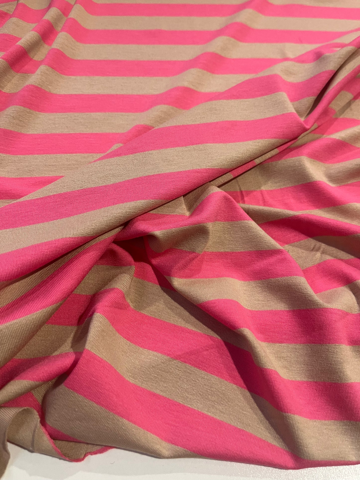 BRIAN 047 viscose jersey stripes