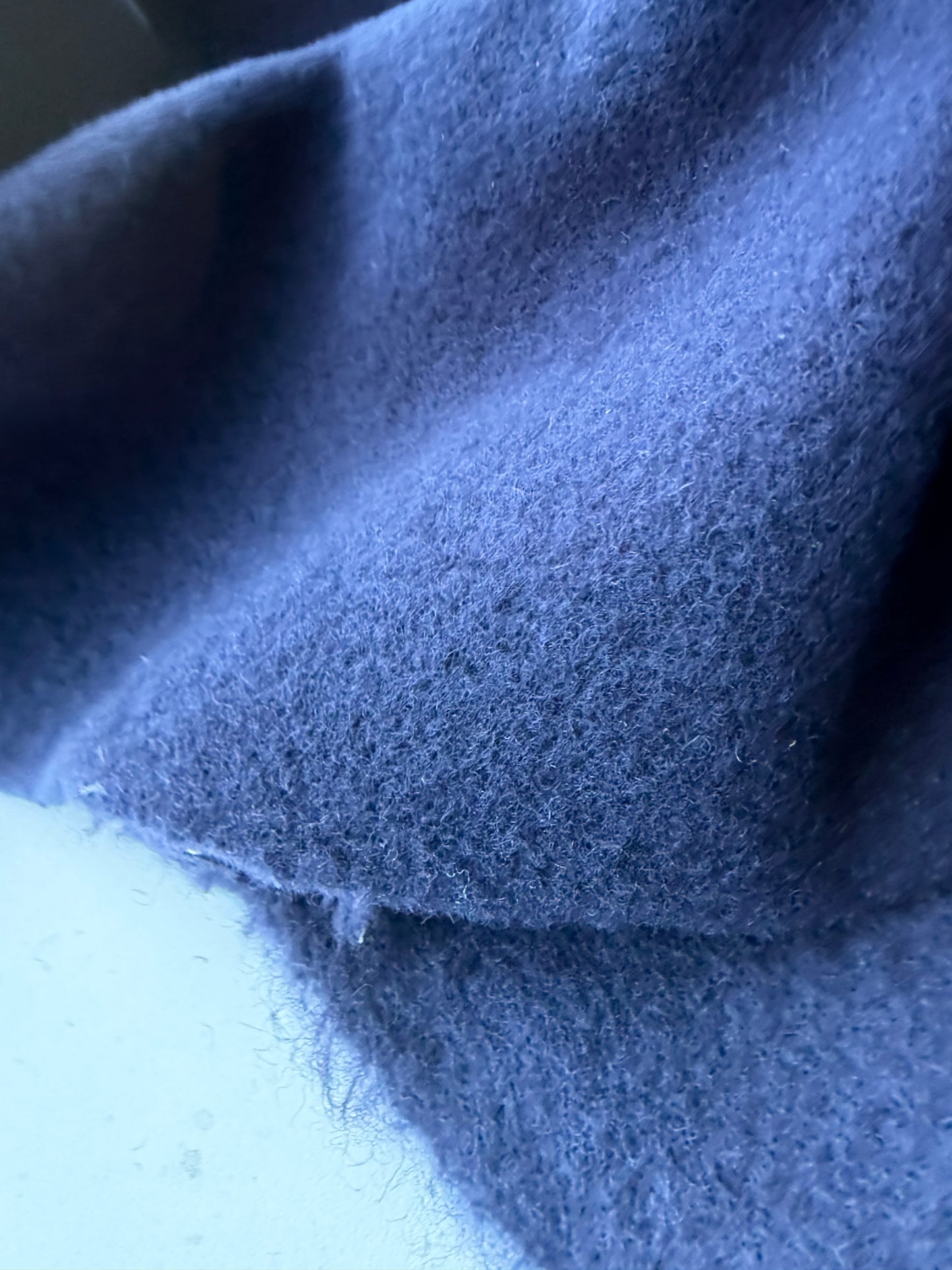TODD 011 dark blue heavy boiled wool