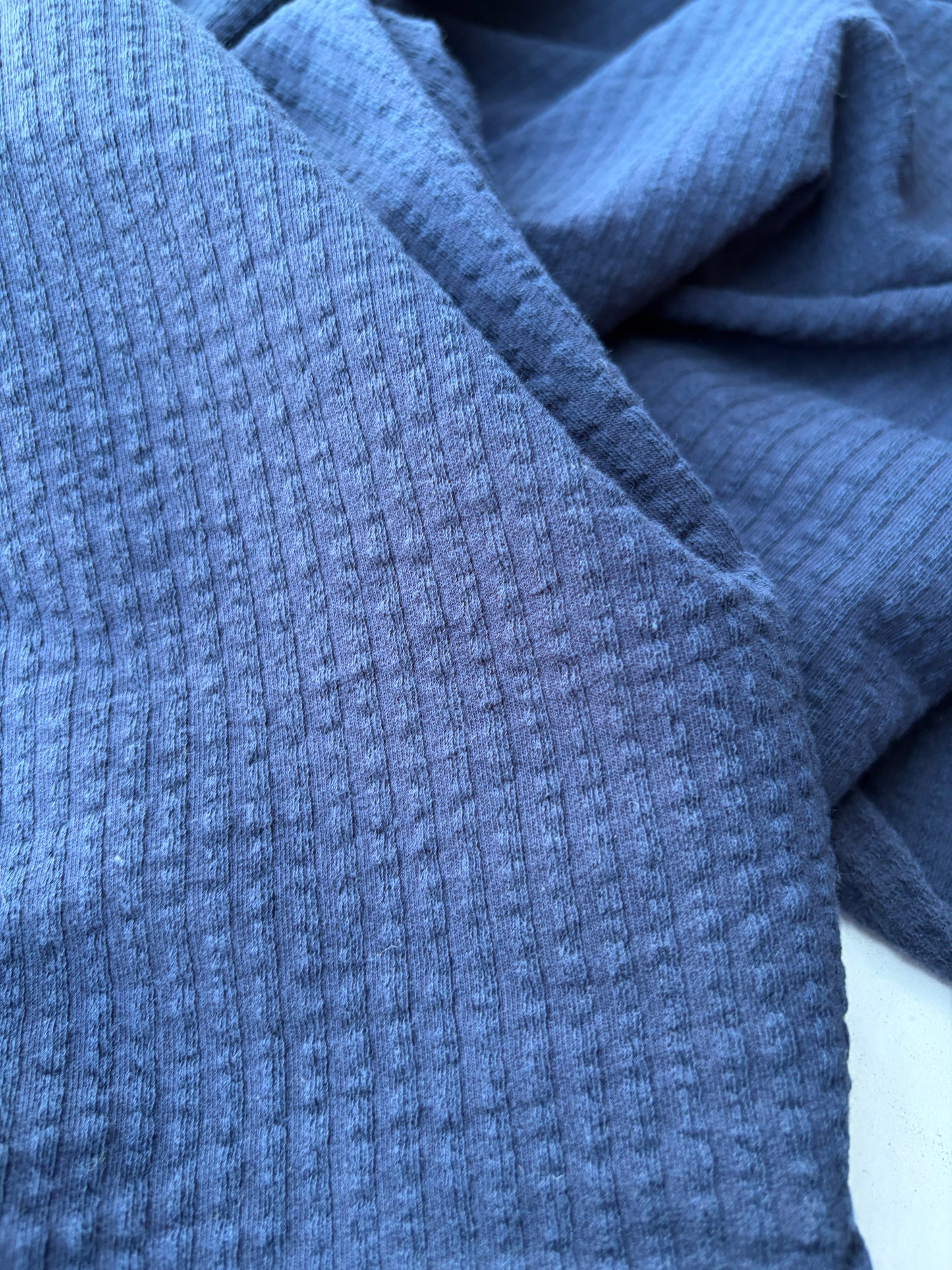 TODD 012 dark blue fantasy viscose jersey
