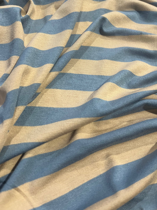 BRIAN 048 viscose jersey stripes