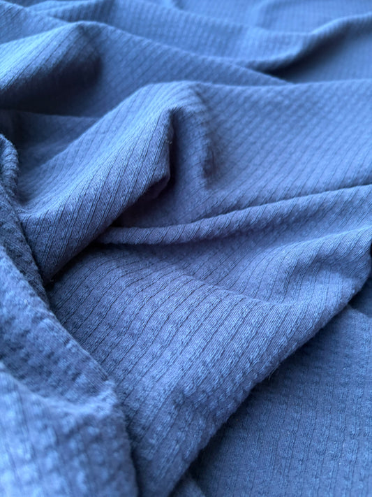 TODD 012 dark blue fantasy viscose jersey