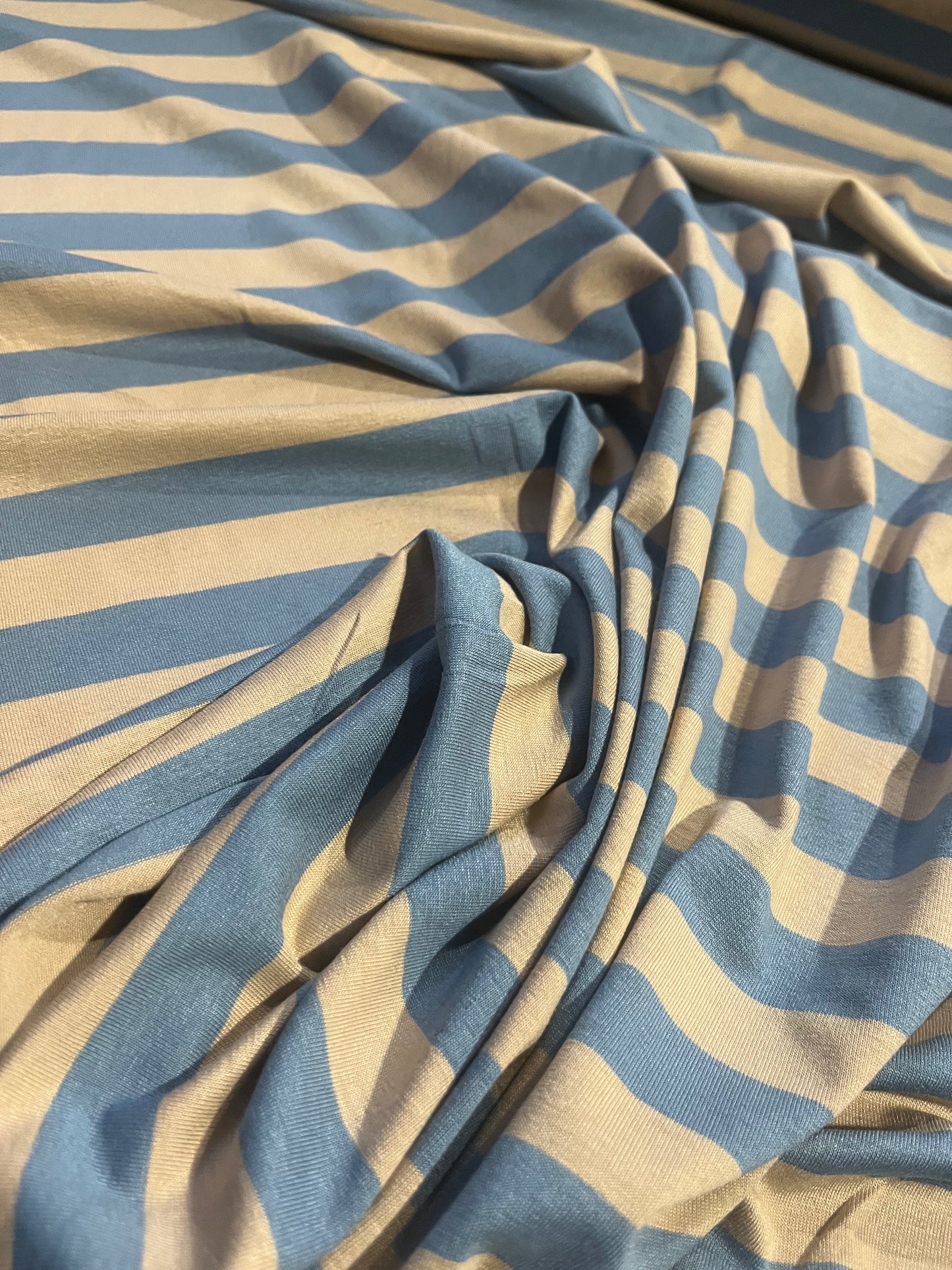 BRIAN 048 viscose jersey stripes