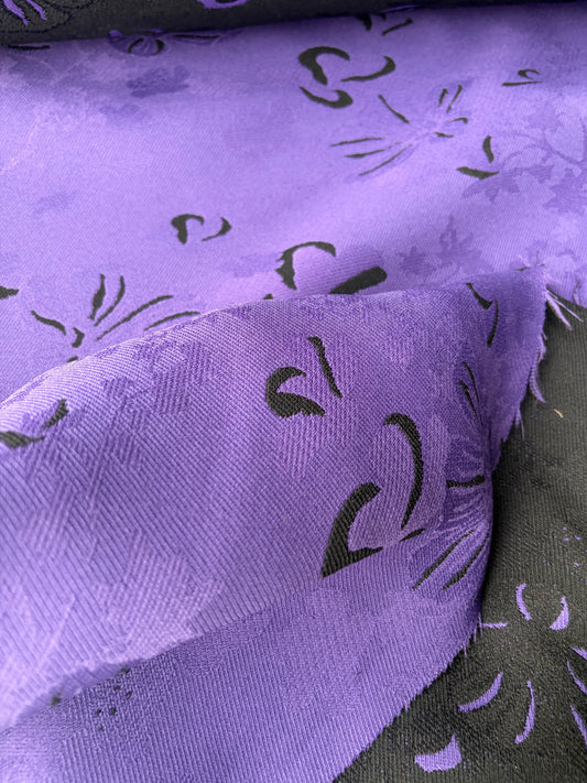 FLORIAN 024 heavy jacquard purple/black