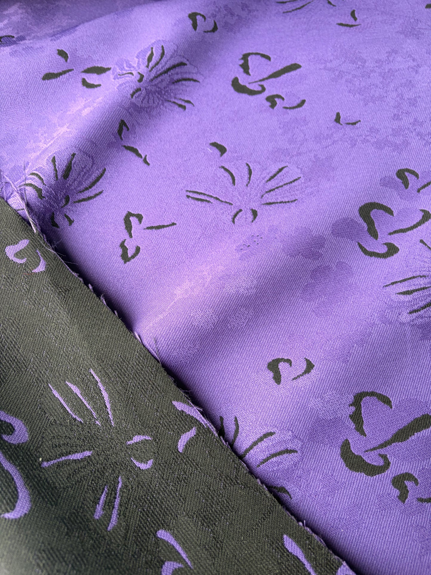 FLORIAN 024 heavy jacquard purple/black