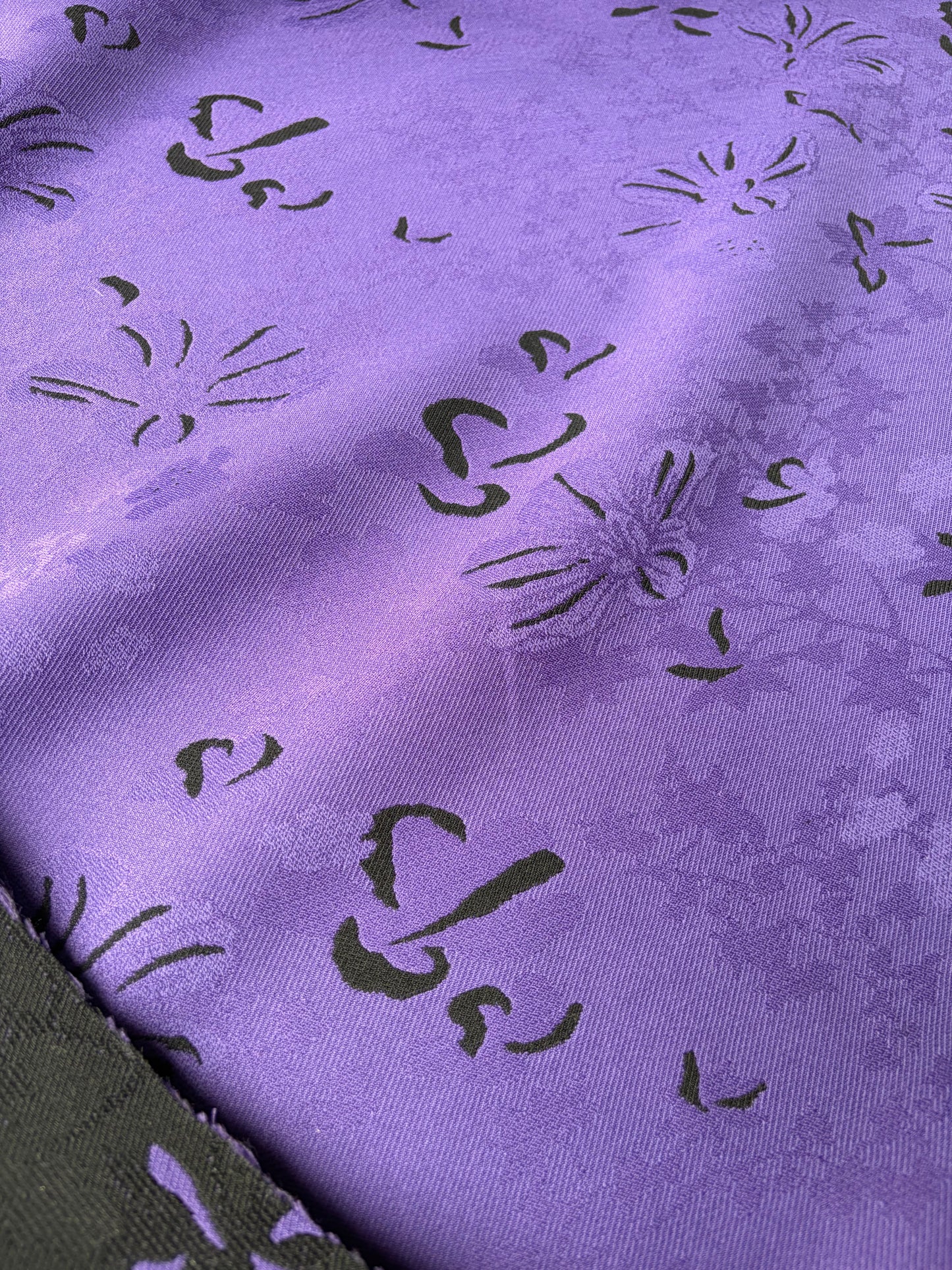 FLORIAN 024 heavy jacquard purple/black