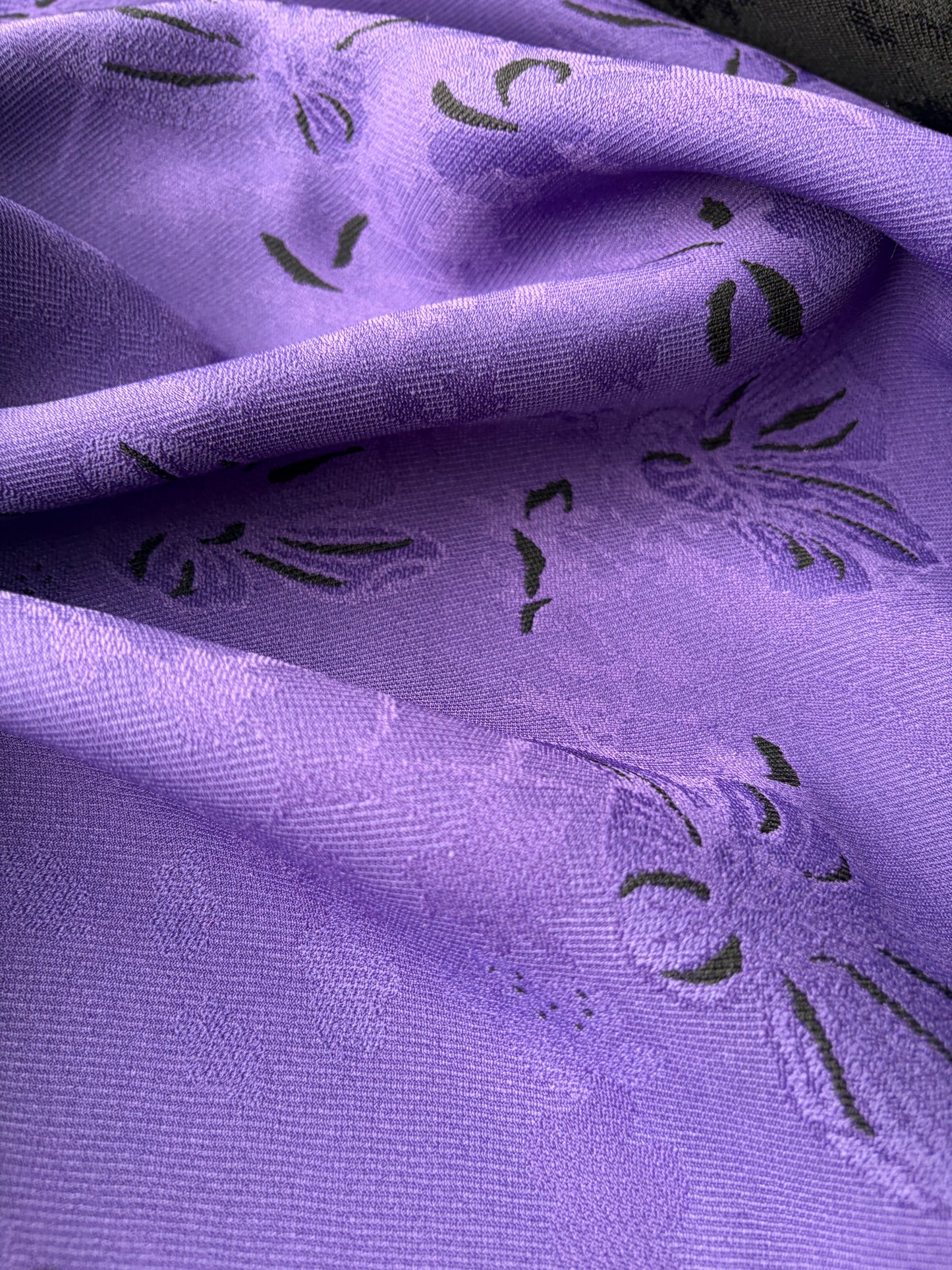FLORIAN 024 heavy jacquard purple/black