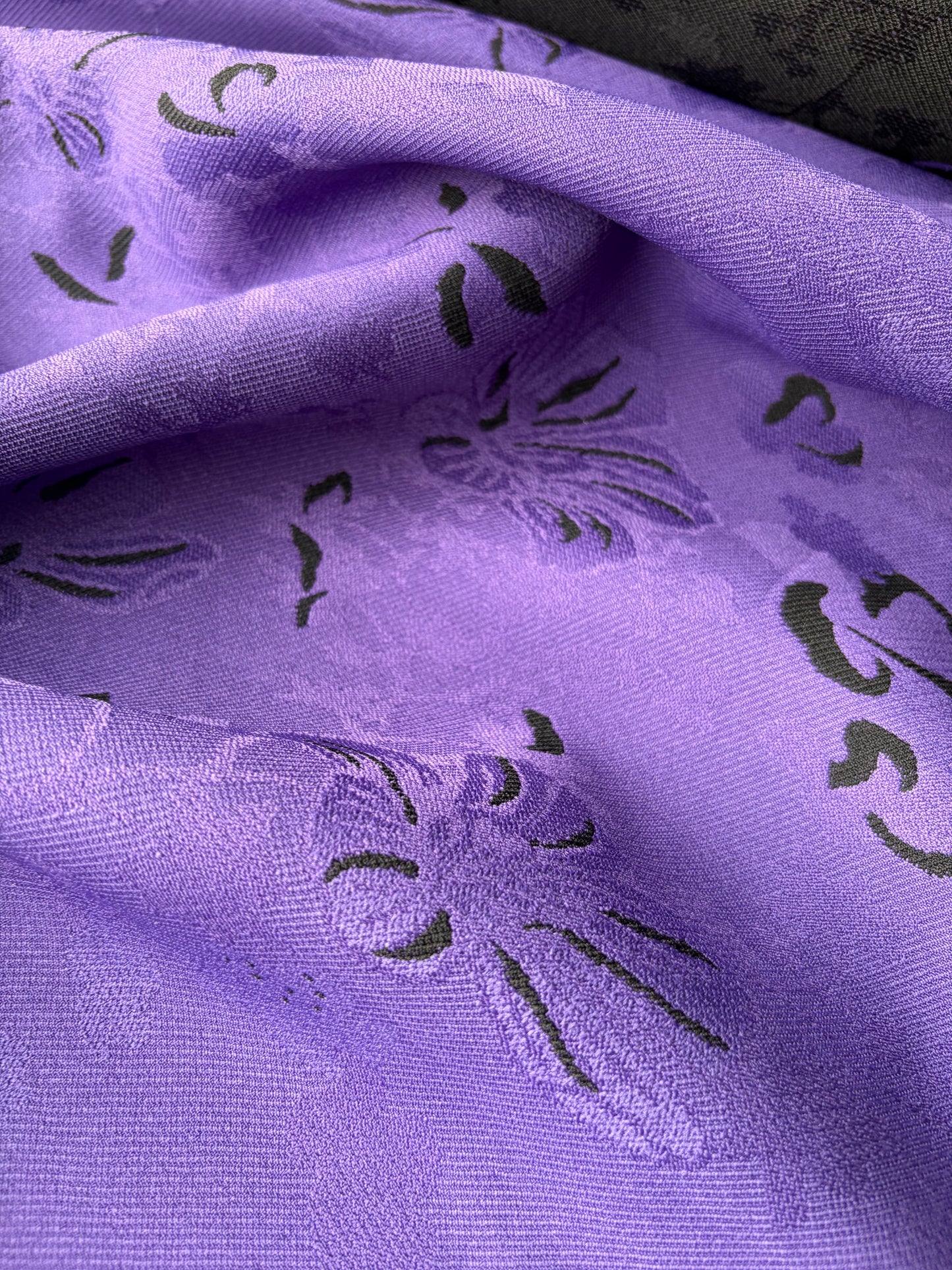 FLORIAN 024 heavy jacquard purple/black
