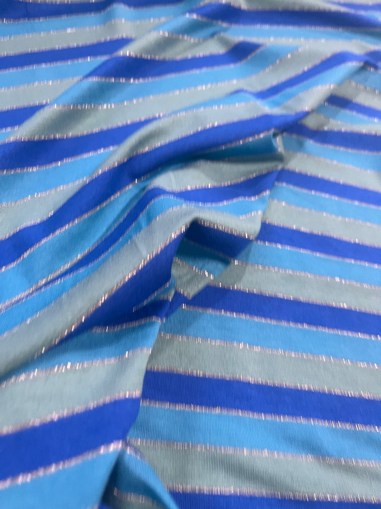 BRIAN 050 viscose jersey stripes with lurex