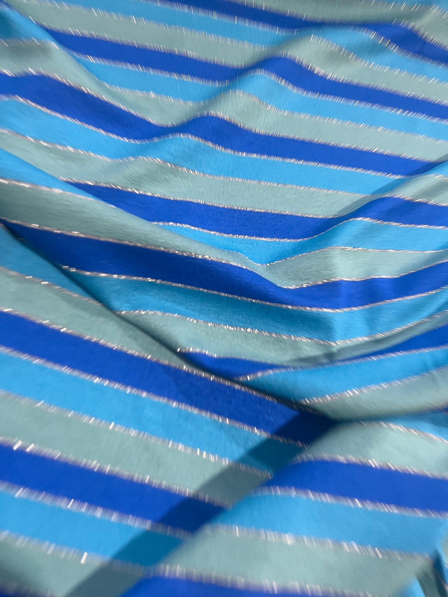BRIAN 050 viscose jersey stripes with lurex