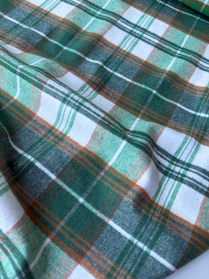 PC TODD 014 khaky/camel checkered heavy cotton flannel