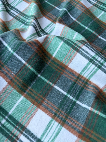 PC TODD 014 khaky/camel checkered heavy cotton flannel
