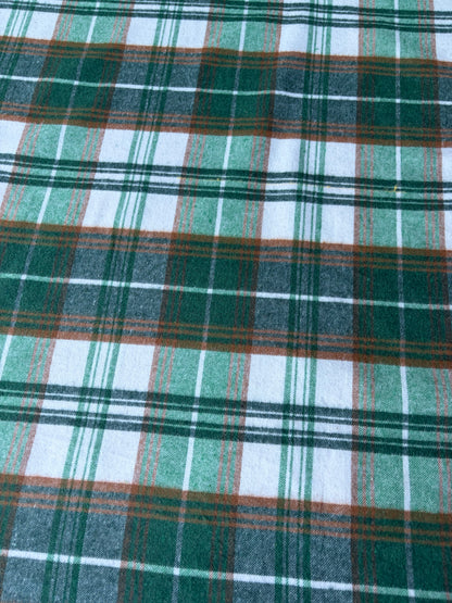 PC TODD 014 khaky/camel checkered heavy cotton flannel