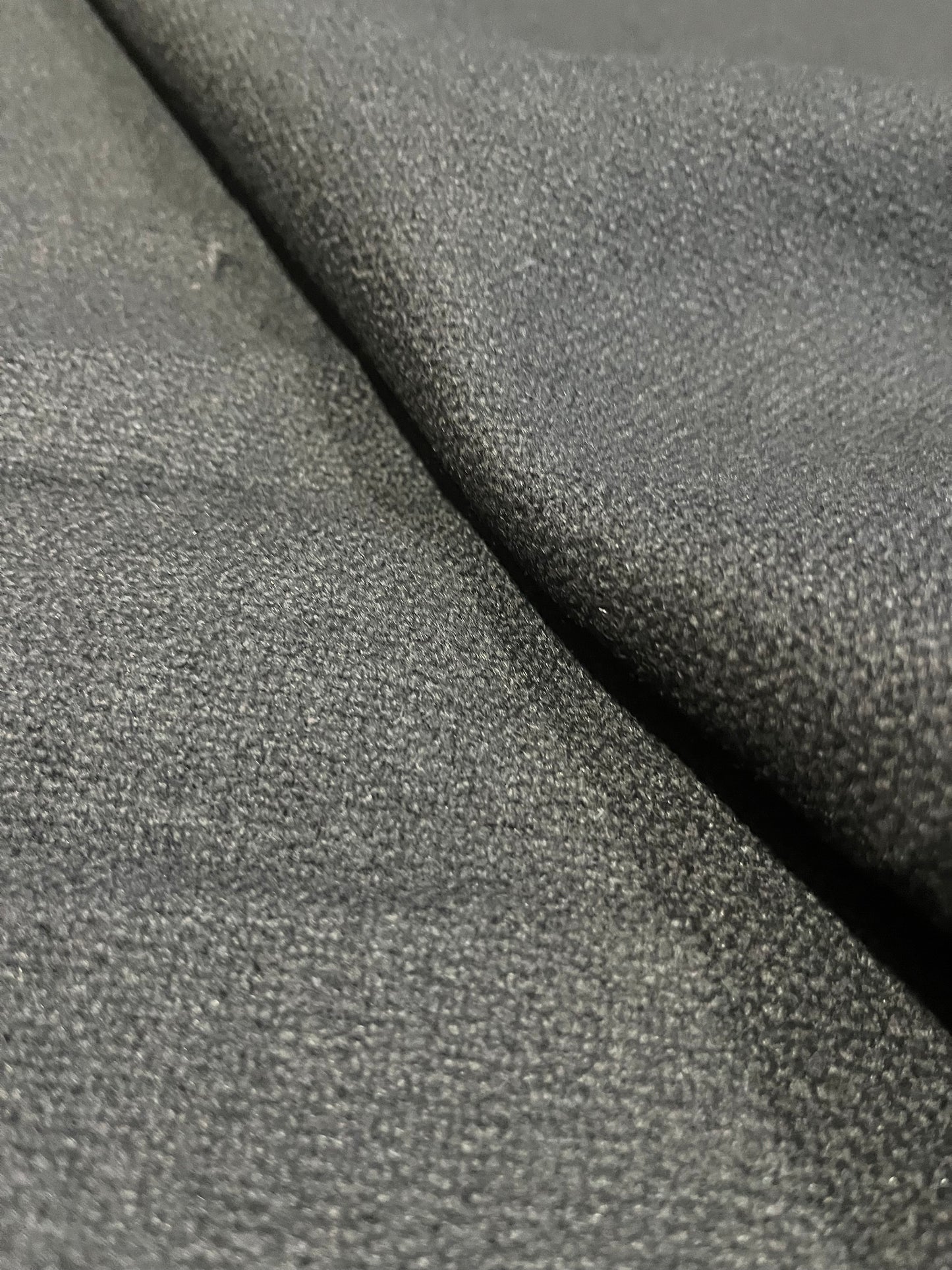 G02 Black wool for coats with stretch