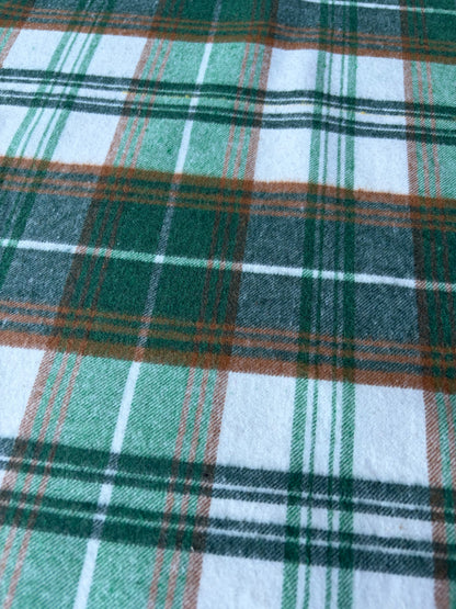PC TODD 014 khaky/camel checkered heavy cotton flannel