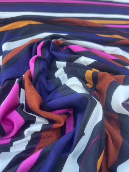 HUGO 002 jersey viscose stripes