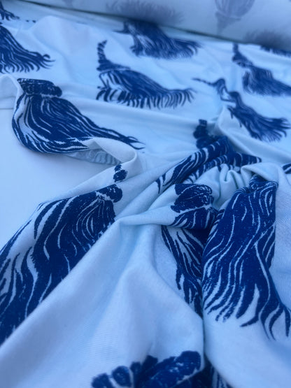 PC VIVIENNE 3000 jersey viscose "shower print"