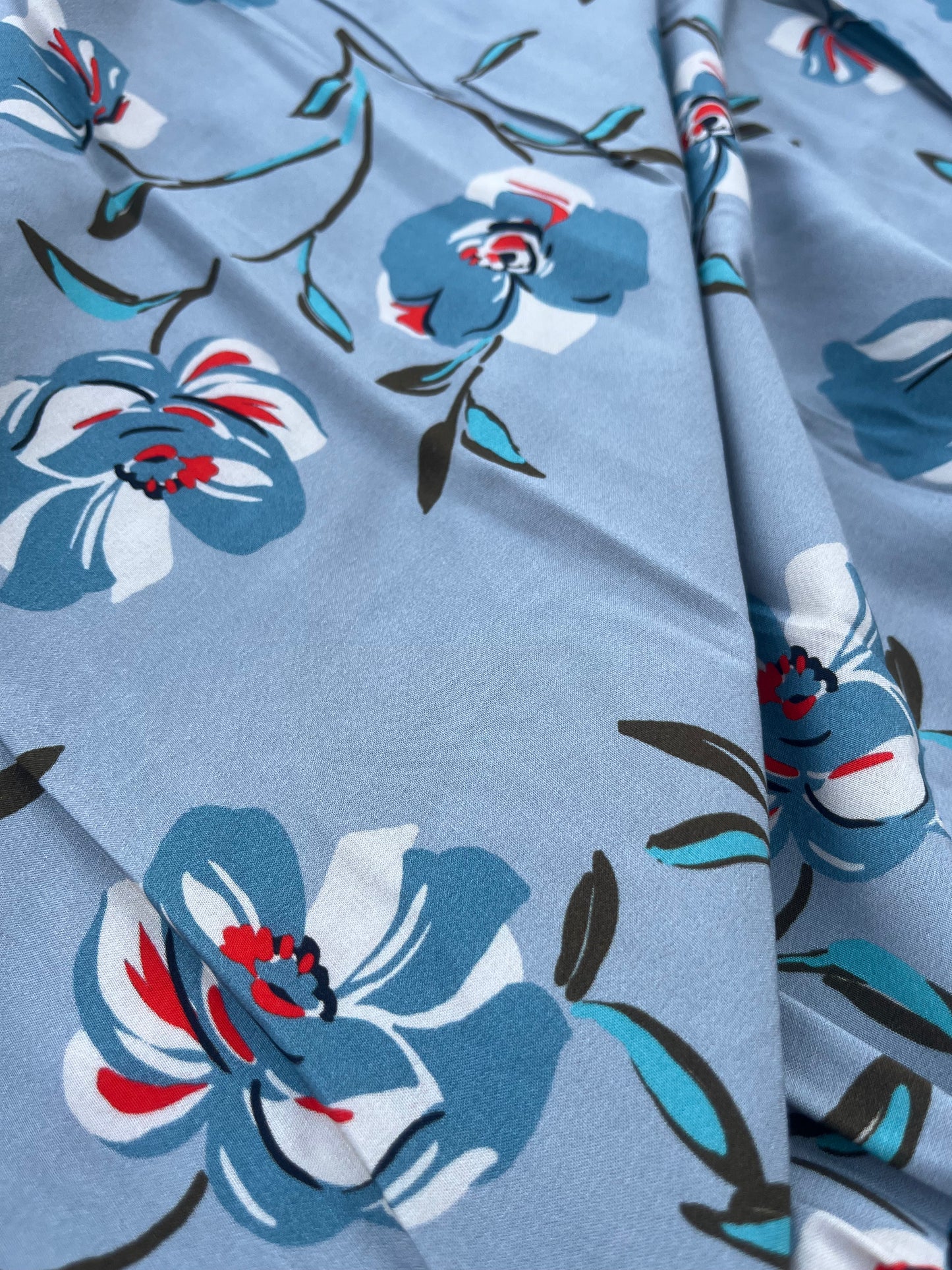 LC RW 218 viscose fibrane floral print