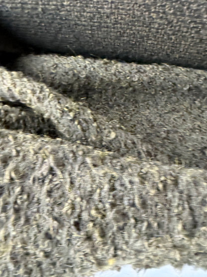 PC TODD 016 dark green bouclé wool with mohair coat fabric