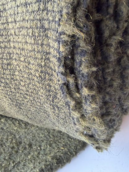 PC TODD 016 dark green bouclé wool with mohair coat fabric