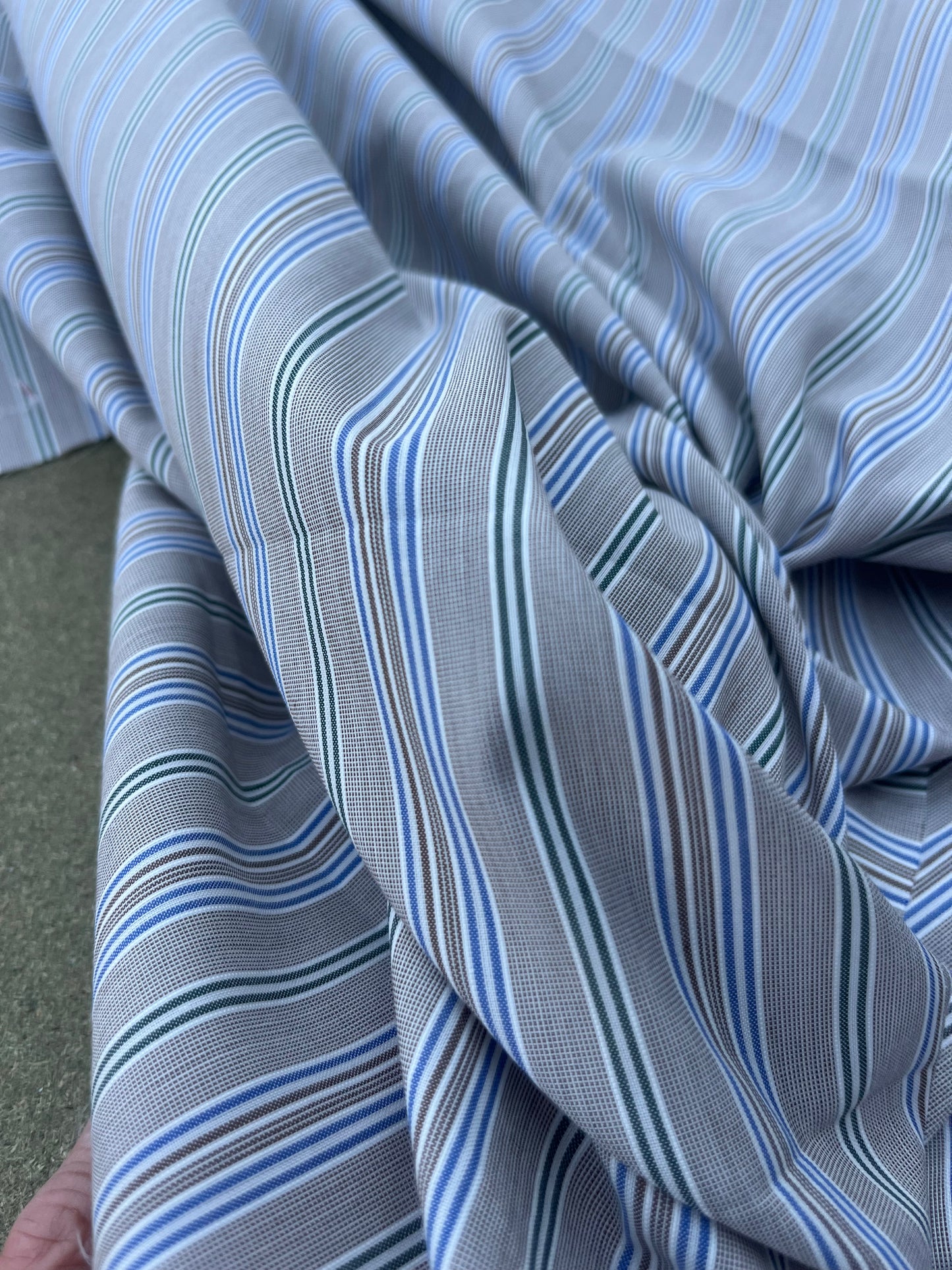 RW 220 woven cotton shirting stripes