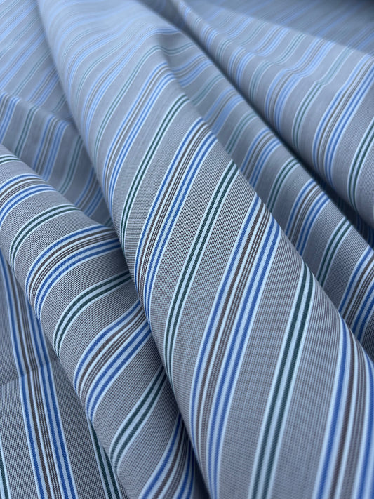 RW 220 woven cotton shirting stripes