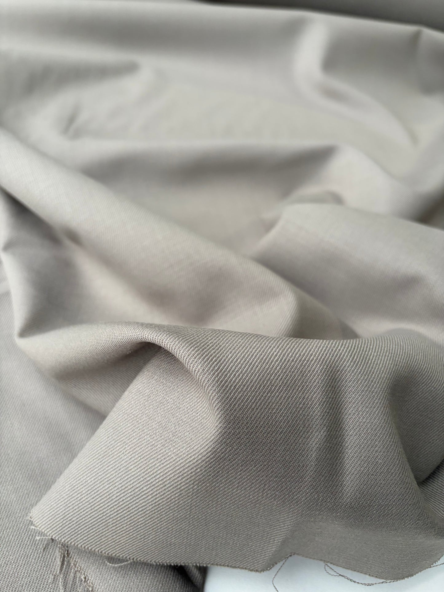 JUTTA 001 wool twill elephant grey