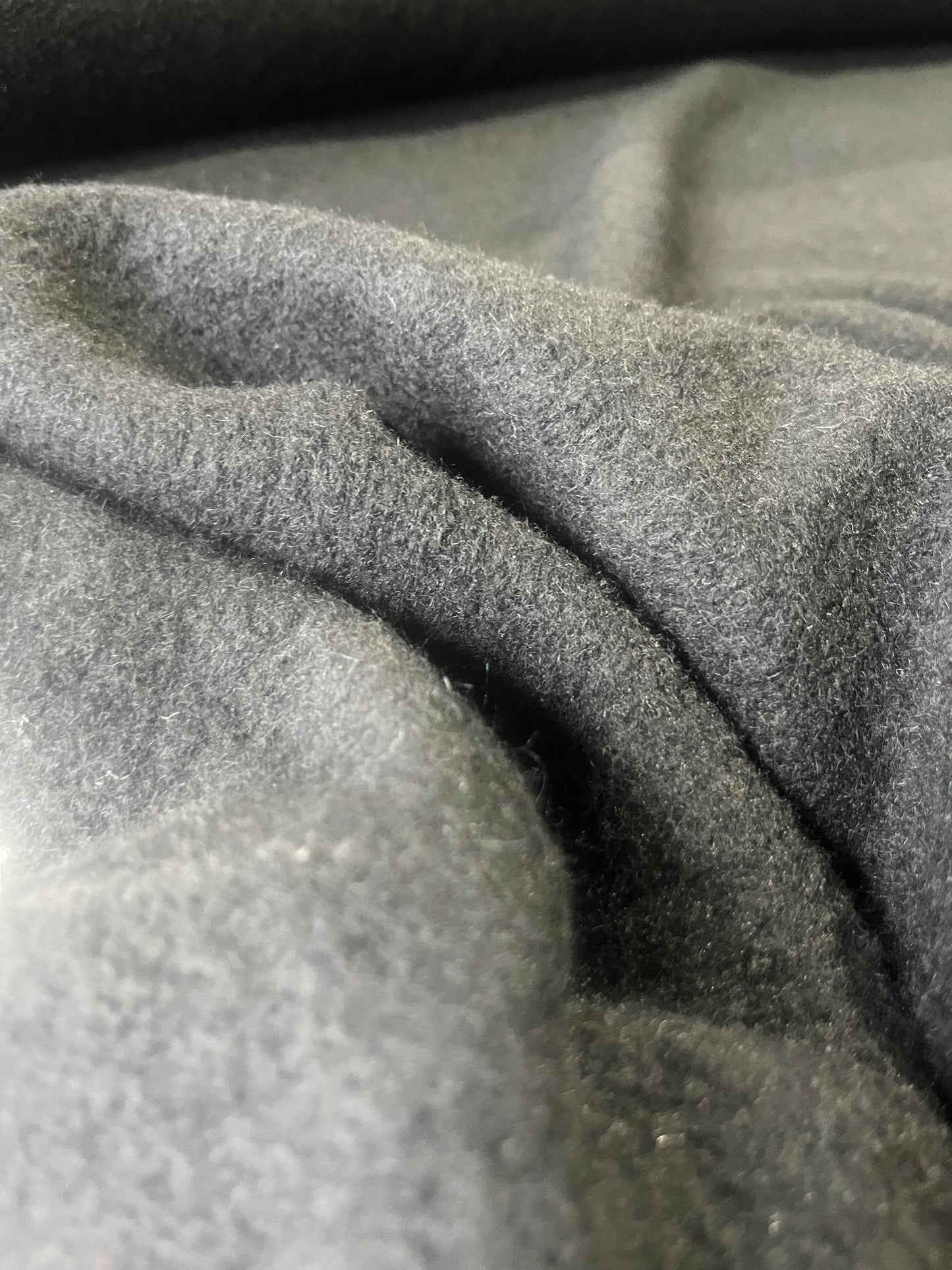 ROSALIA 001 boiled wool black