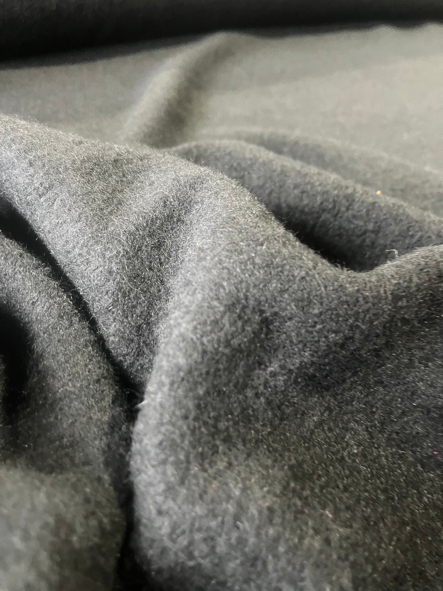 ROSALIA 001 boiled wool black