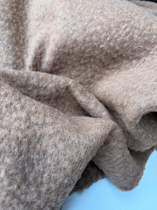TODD 021 camel heavy boiled wool