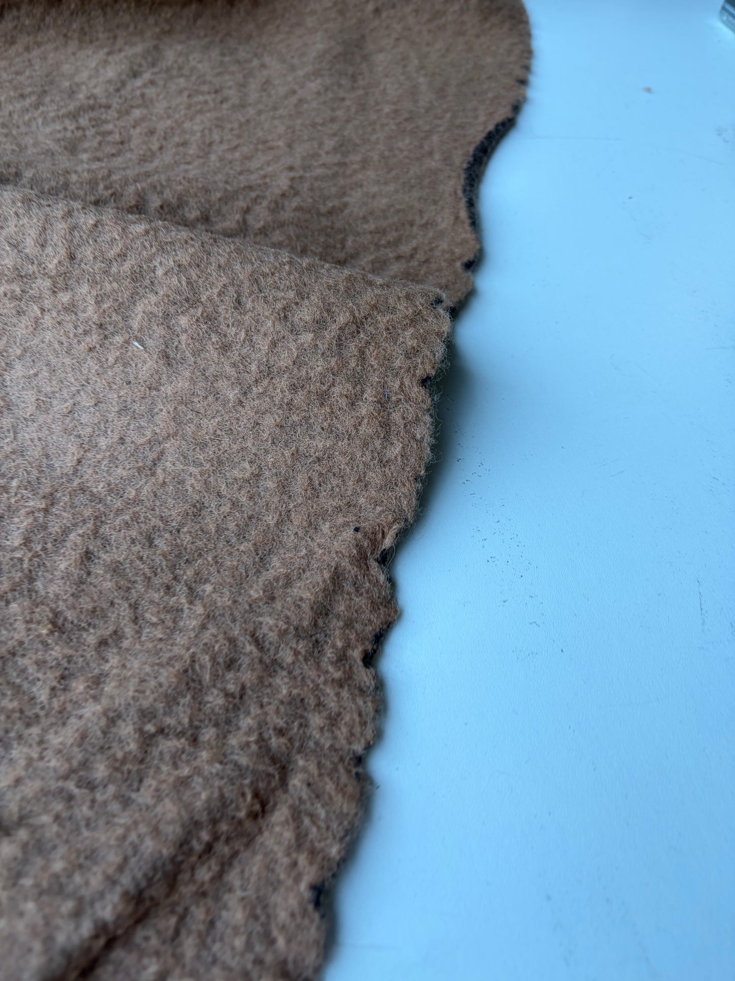TODD 021 camel heavy boiled wool