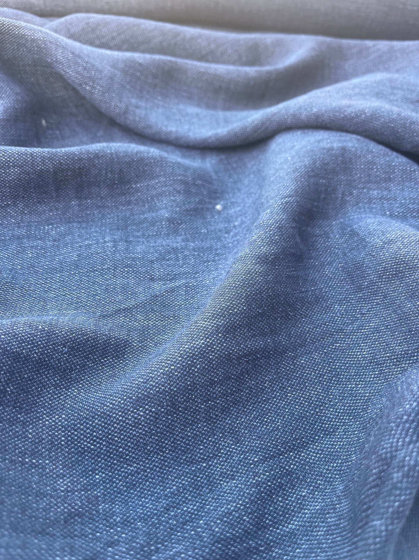 CASIMIR 029 100% linen chiné jeans colour