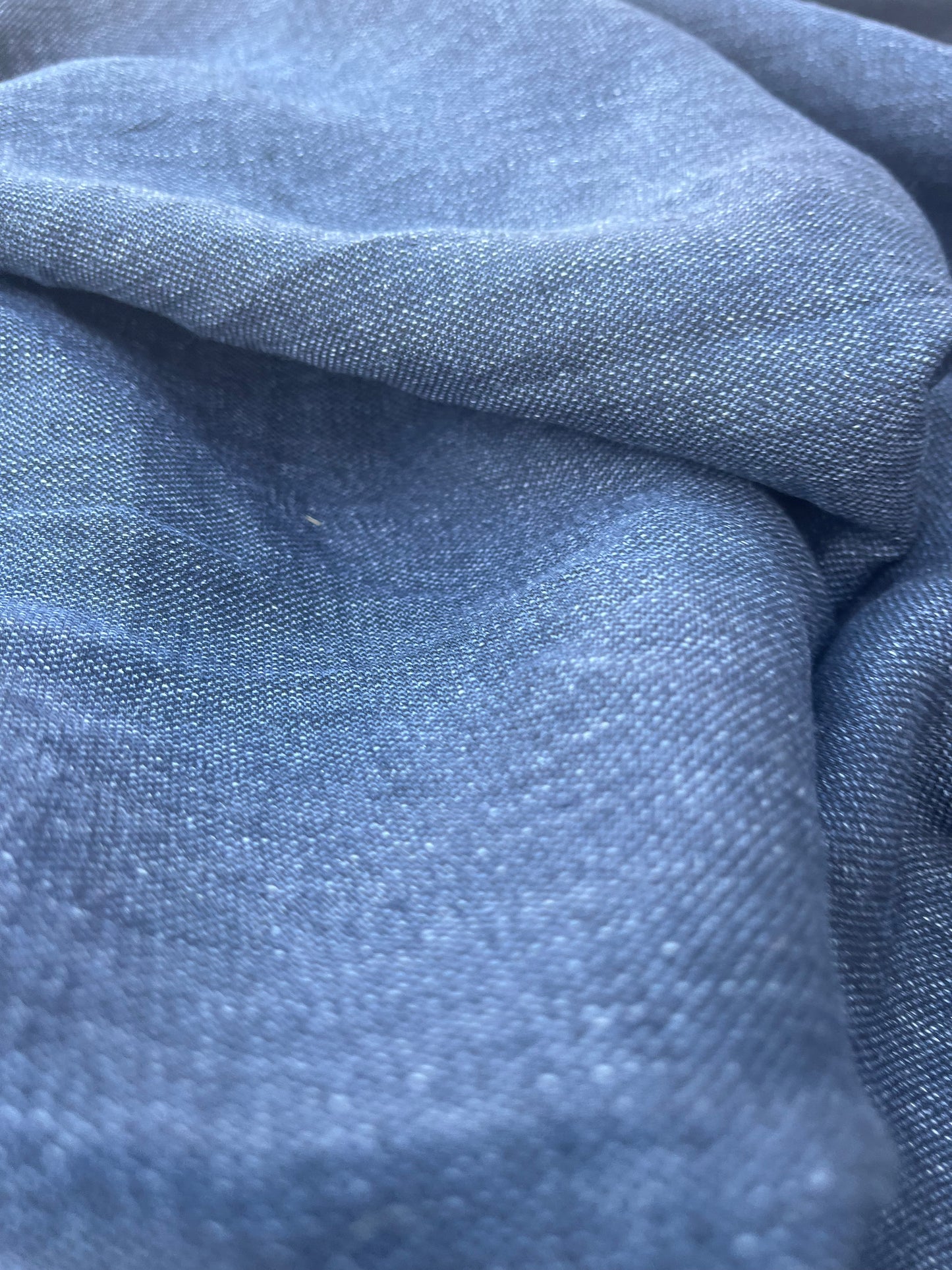 CASIMIR 029 100% linen chiné jeans colour