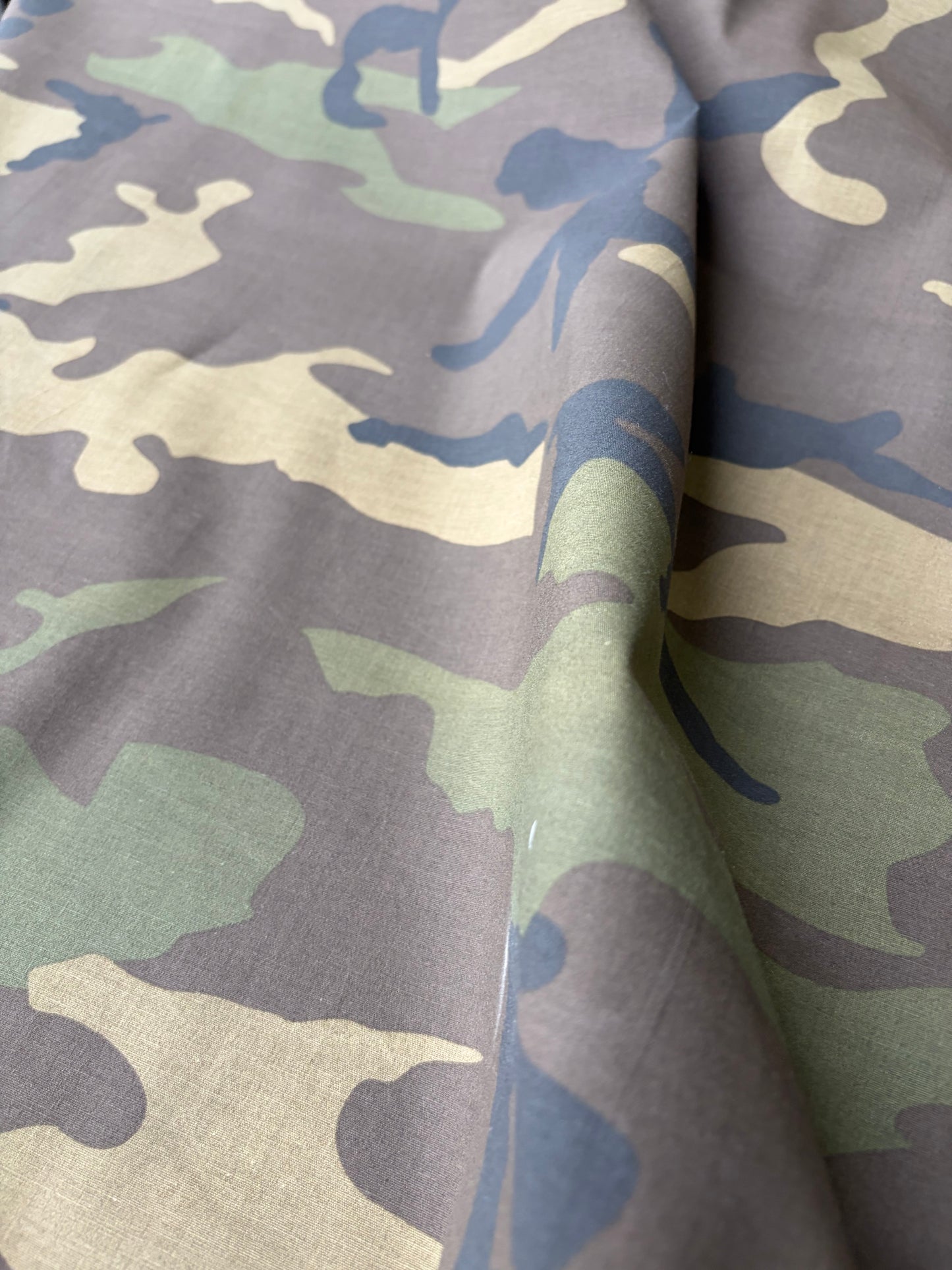 JUTTA 008 cotton poplin stretch camouflage print