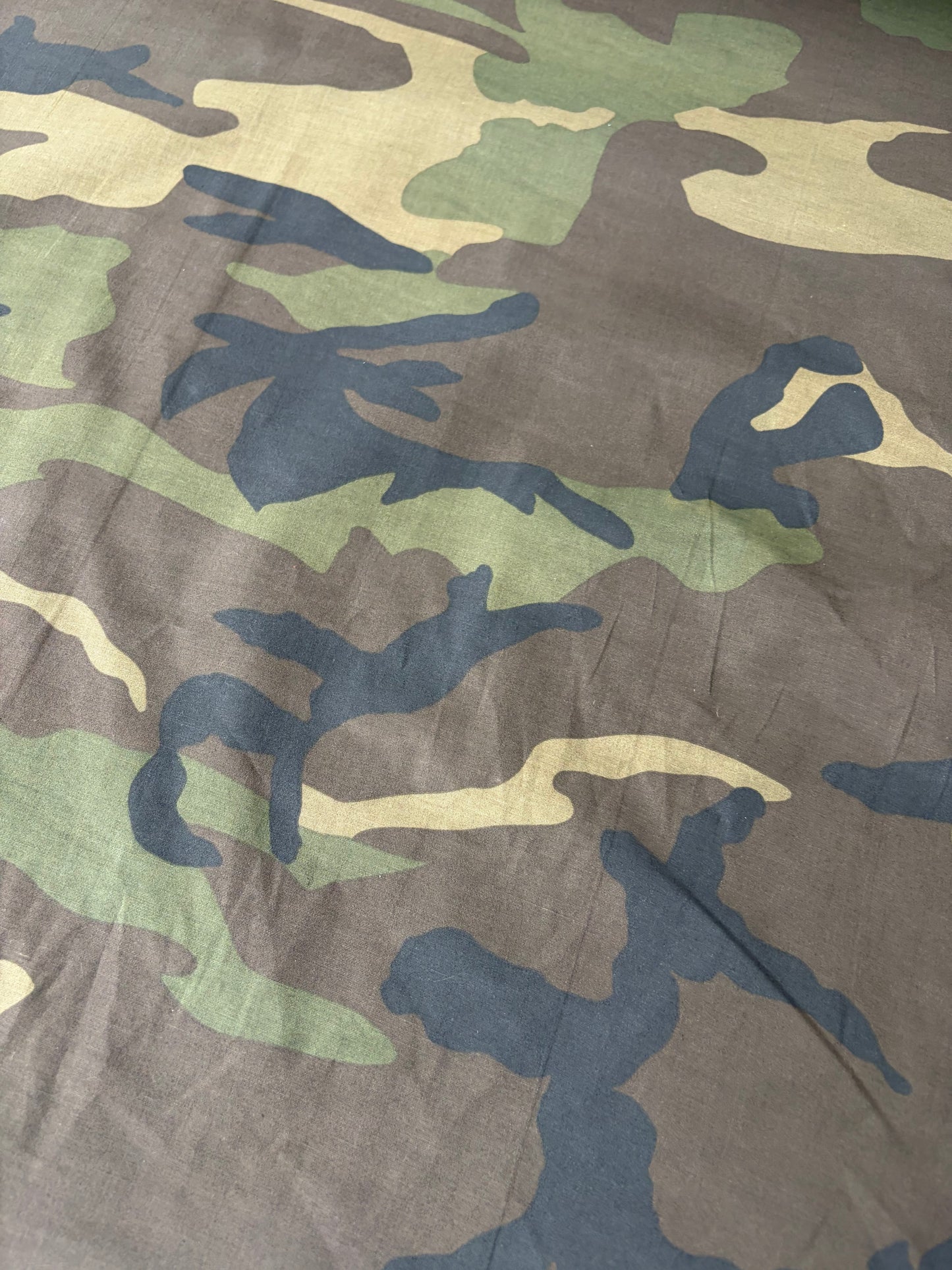 JUTTA 008 cotton poplin stretch camouflage print