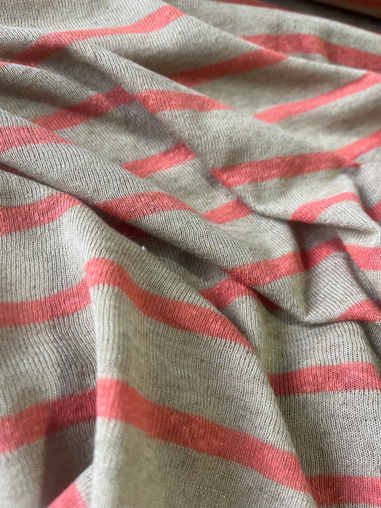 ROSALIA 007 jersey linen/cotton stripes