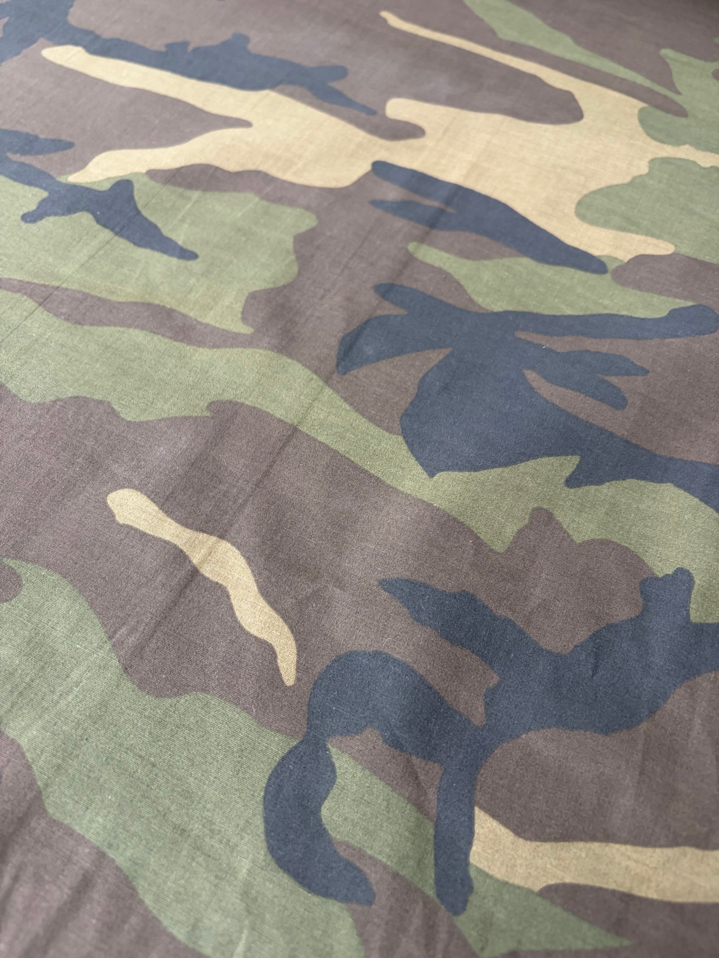 JUTTA 008 cotton poplin stretch camouflage print