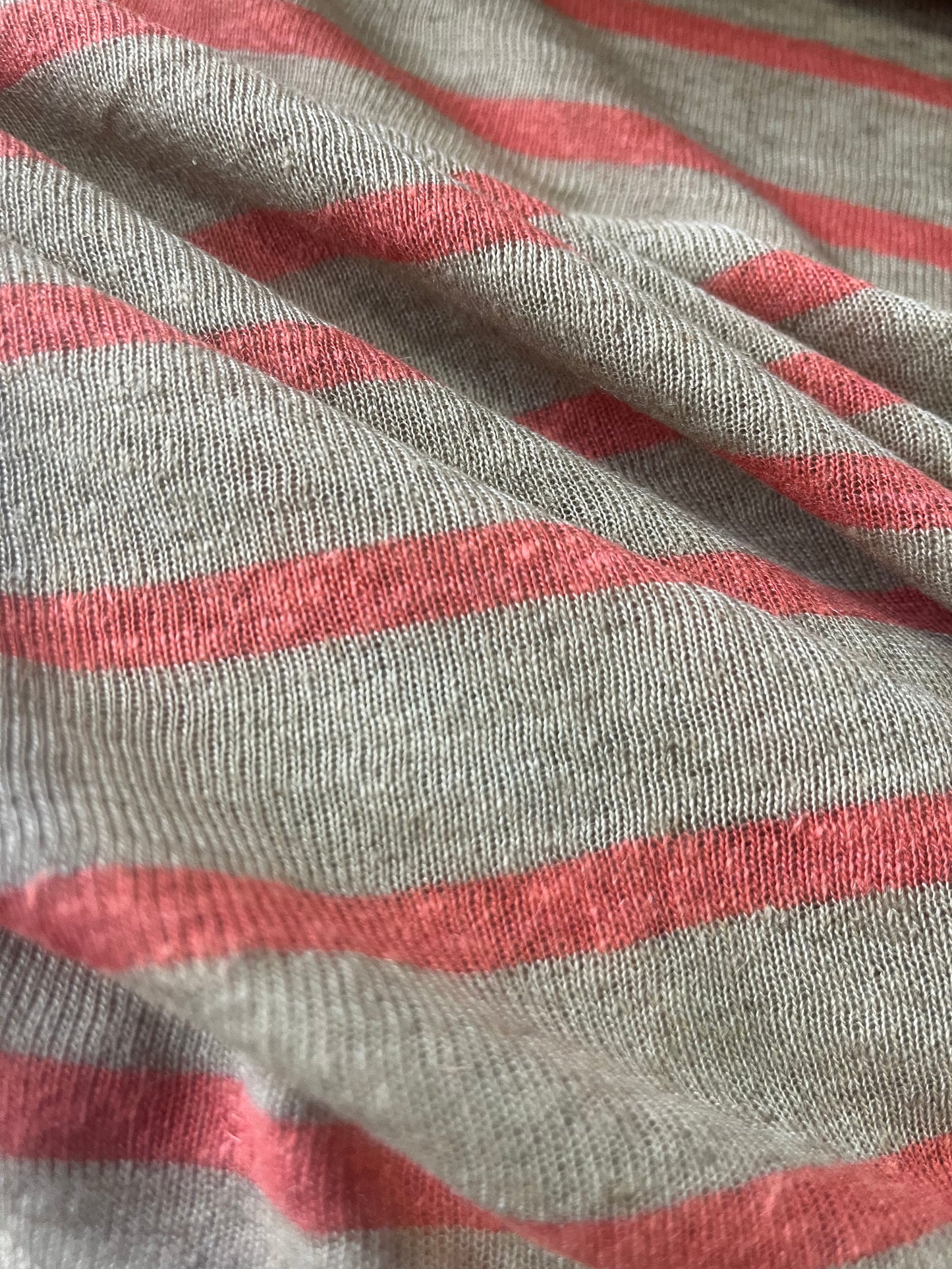 ROSALIA 007 jersey linen/cotton stripes