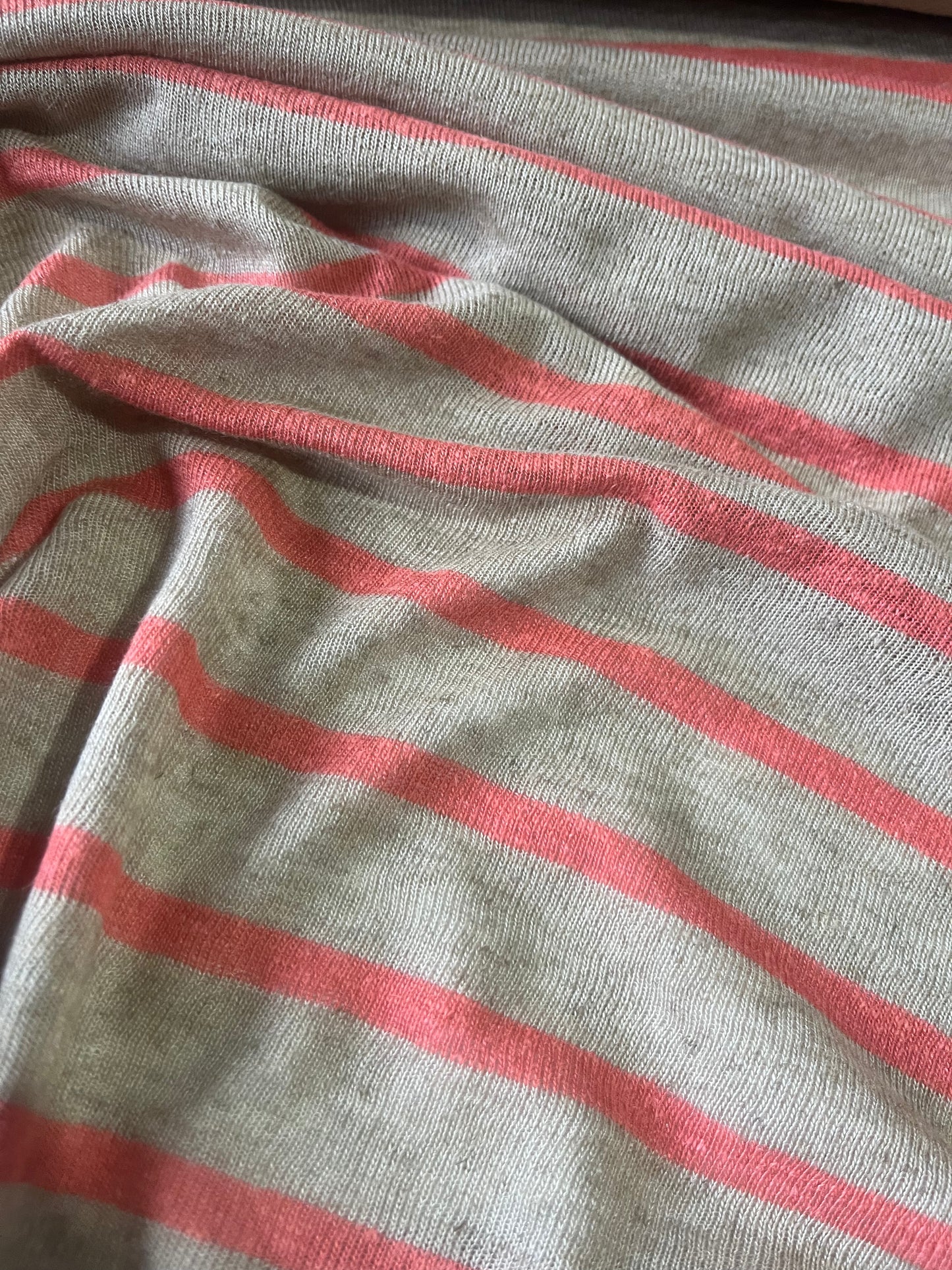 ROSALIA 007 jersey linen/cotton stripes