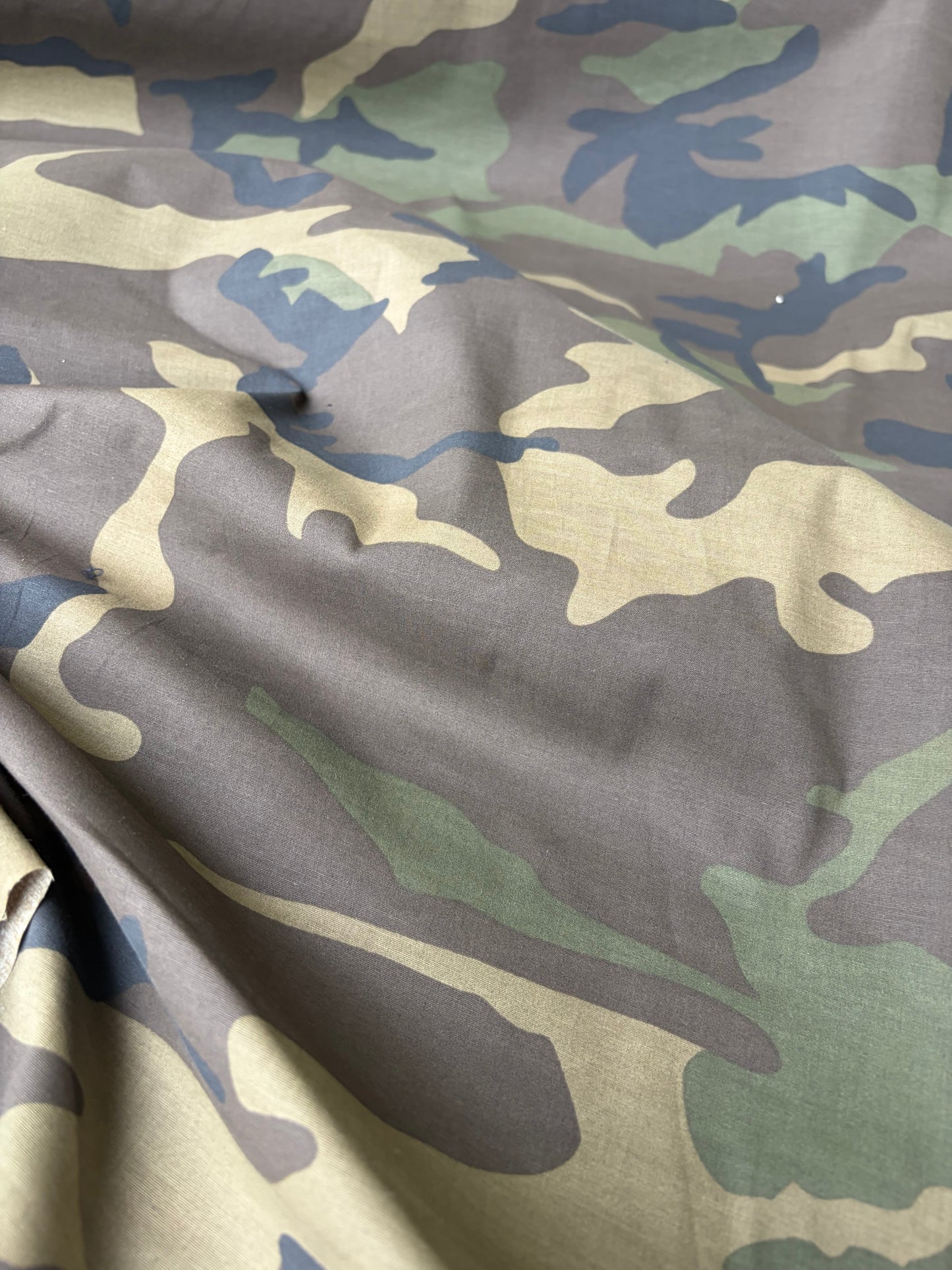 JUTTA 008 cotton poplin stretch camouflage print